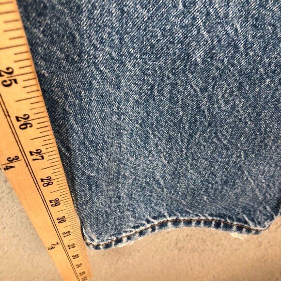 Revice Women's Wide Leg 5 Pocket Fashion L.A High Rise Denim Jeans Size 27x32 - Picture 6 of 9